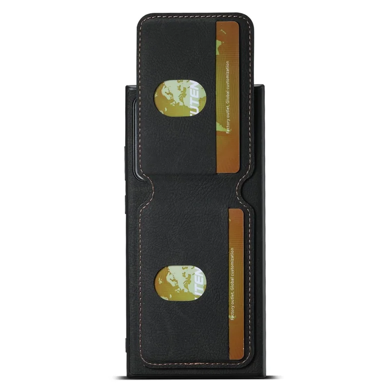 SUTENI H02 Para Samsung Galaxy Note20 Ultra 5G / Note20 Ultra Funda de teléfono con soporte y ranuras para tarjetas - Negro