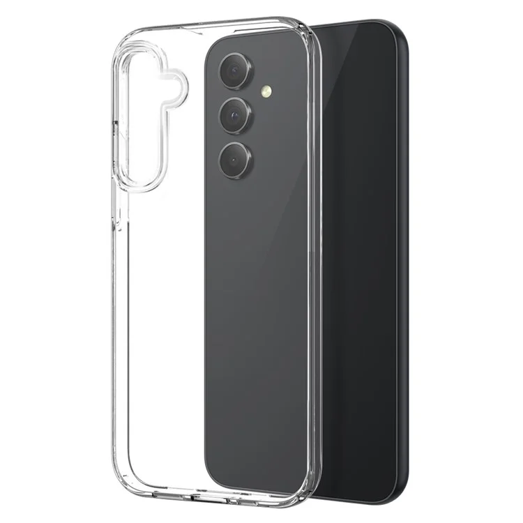 Northjo Pour Samsung Galaxy A55 5G TPU Case Téléphone Avec Film en Verre Trempé - Transparent