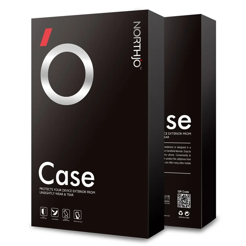 NORTHJO For Samsung Galaxy A35 5G Clear TPU Phone Case with Tempered Glass Film - Transparent