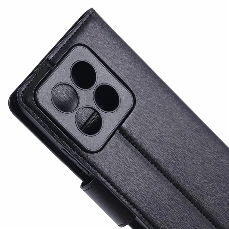 Funda para teléfono celular HANMAN Mill Series para Xiaomi 14 Pro, carcasa de teléfono, cuero sintético - Negro