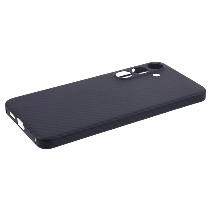 Para Samsung Galaxy S24 Case 1500D Fibra de Carbono Textura de Fibra de Aramid Cubierta de Teléfono, Negro