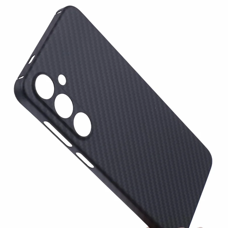 Für Samsung Galaxy S24 Case 1500D Carbonfaser Textur Aramidfaser Telefonabdeckung, Schwarz