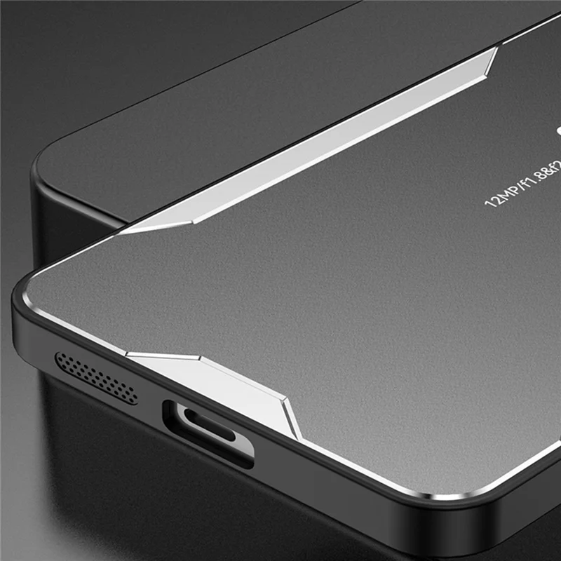 For Xiaomi Redmi Note 13 Pro+ 5G Case Aluminium Alloy+TPU+PC Airbag Protection Protective Shell with Lens Cover - Blue