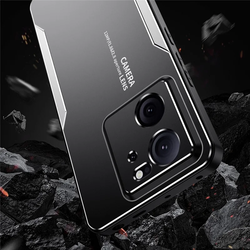Xiaomi Redmi K60 Ultra telefonbeskyttelse mod fald, metal+TPU+PC - Guld