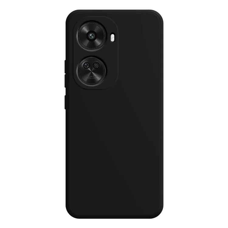 Für Huawei nova 11 SE / nova 12 SE 4G Schutzhülle mit geradem Rand, gummierte TPU-Telefonabdeckung - Schwarz