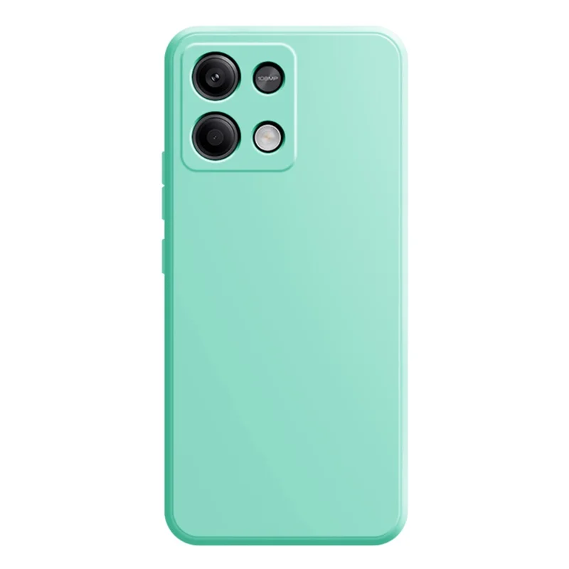 For Xiaomi Redmi Note 13 Pro 5G / Poco X6 5G Shockproof Case TPU Phone Cover with Straight Edge - Light Cyan
