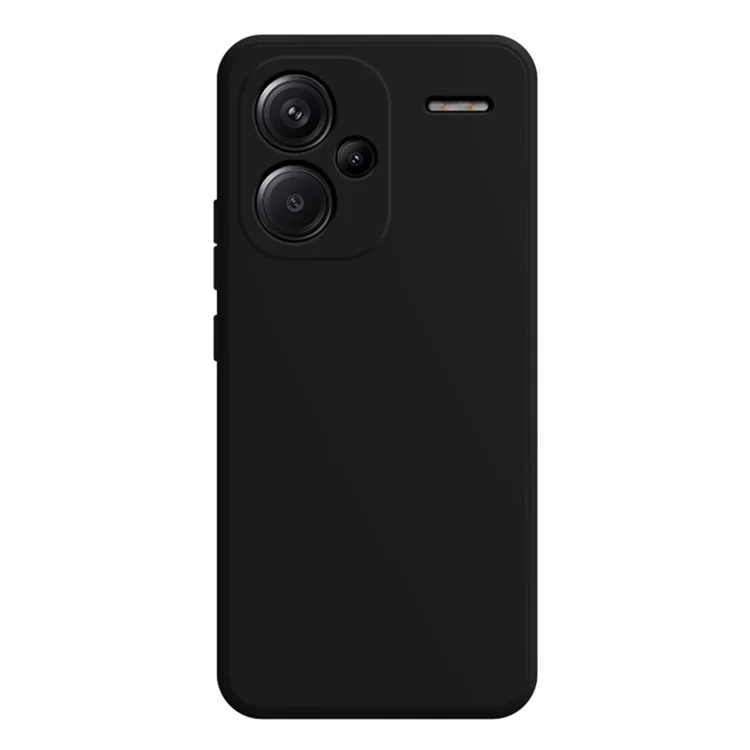 For Xiaomi Redmi Note 13 Pro+ 5G TPU Case Straight Edge Protection Phone Cover - Black