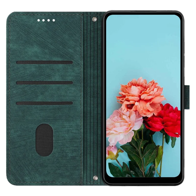 For Xiaomi Poco F6 Pro 5G / Redmi K70 5G / K70 Pro 5G Phone Case Leather Flip Wallet Cover - Green