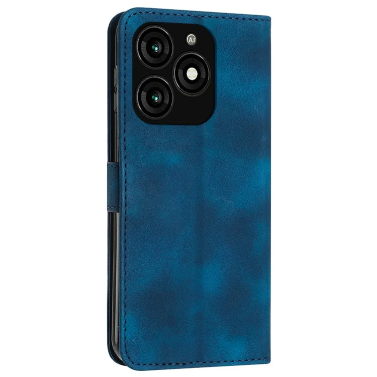 For TECNO Spark 20 Case Wallet Shockproof PU Leather Phone Cover - Sapphire