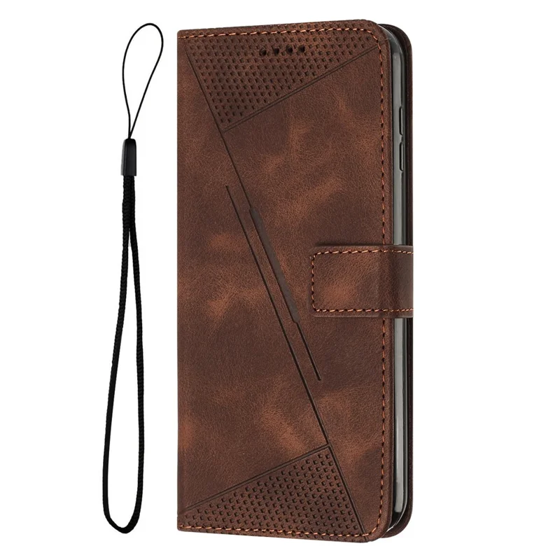 For Infinix Hot 40i Leather Wallet Phone Case Card Holder TPU Inner Shell Cover - Brown