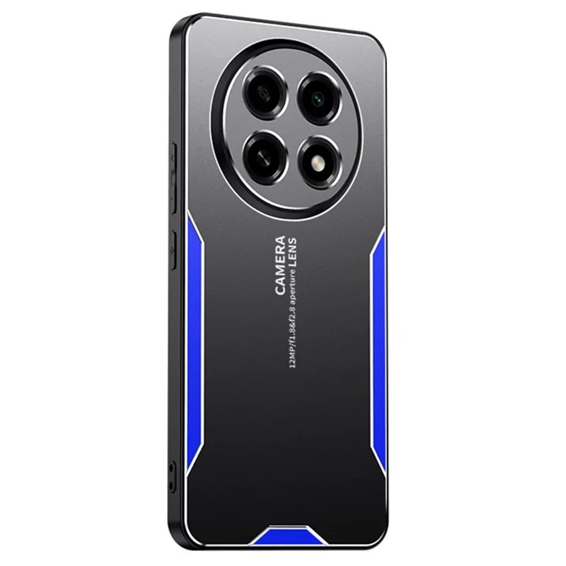 For Oppo A2 Pro 5G Shockproof Cover Aluminum Alloy Phone Protection Case - Blue