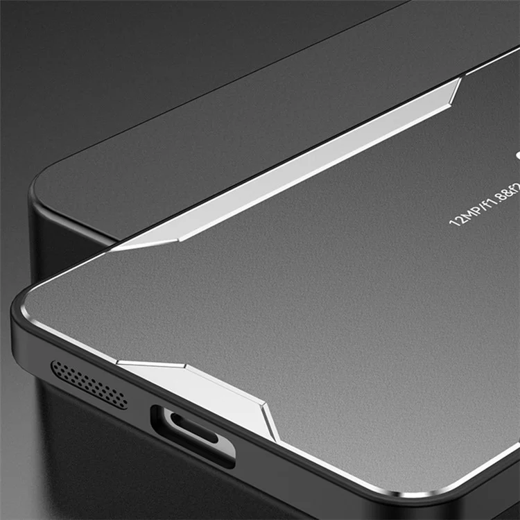 For Oppo A2 Pro 5G Shockproof Cover Aluminum Alloy Phone Protection Case - Silver