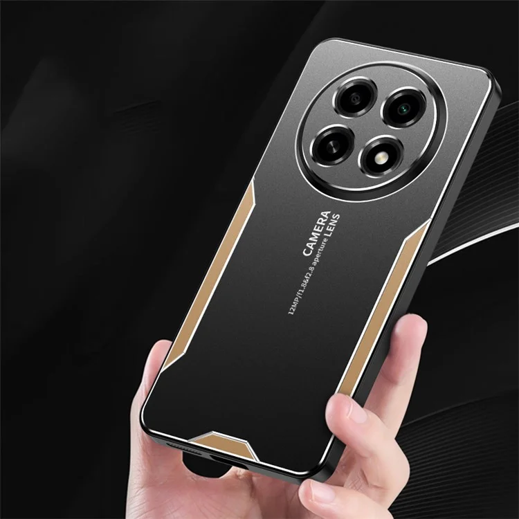 For Oppo A2 Pro 5G Shockproof Cover Aluminum Alloy Phone Protection Case - Silver
