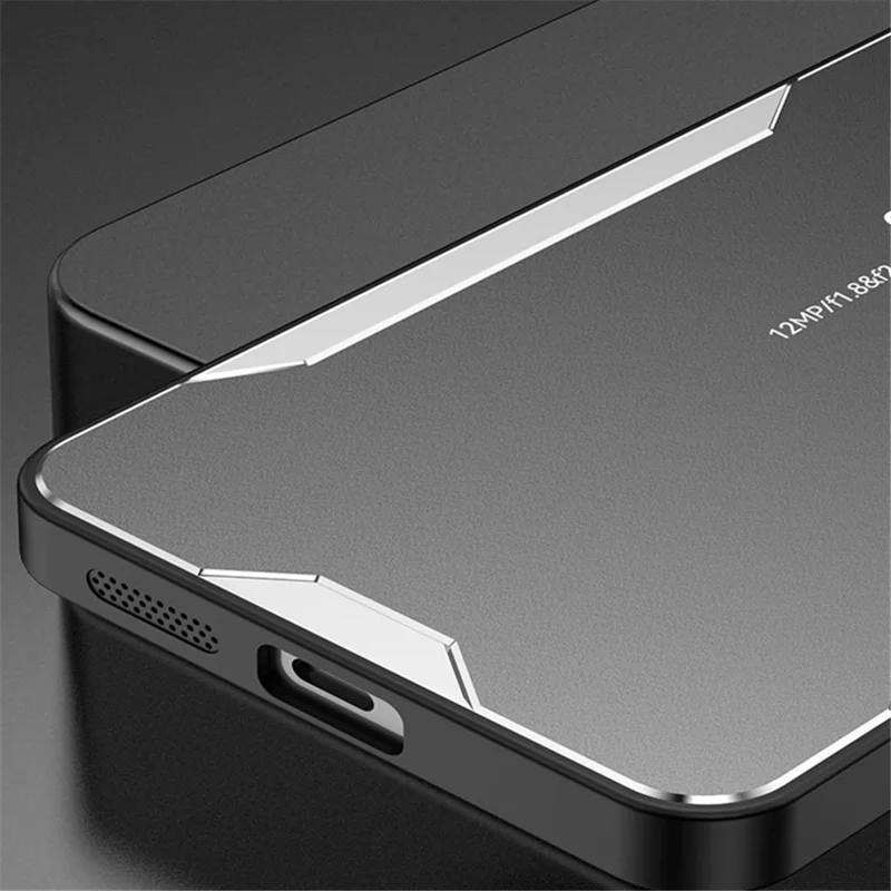 Für Oppo Reno10 5G (Global) Handyhülle Aluminiumlegierung Rückseite TPU Rahmen Schutzhülle - Silber