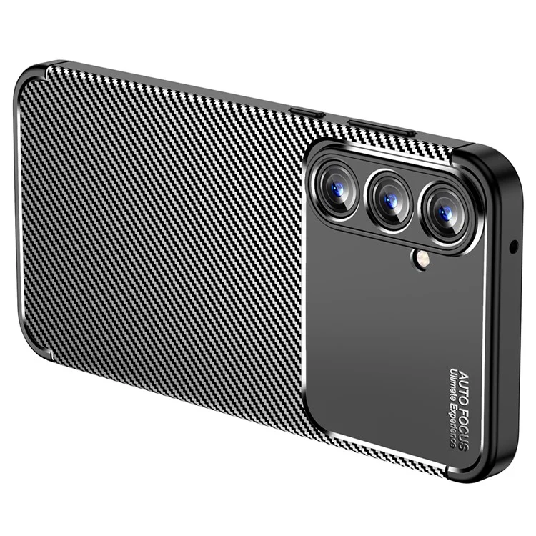 Für Samsung Galaxy A55 5G Tpu-hülle Carbonfasertextur Slim-fit-mobiltelefonabdeckung