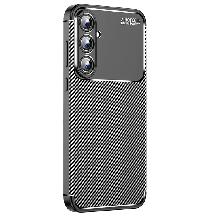 Für Samsung Galaxy A55 5G Tpu-hülle Carbonfasertextur Slim-fit-mobiltelefonabdeckung