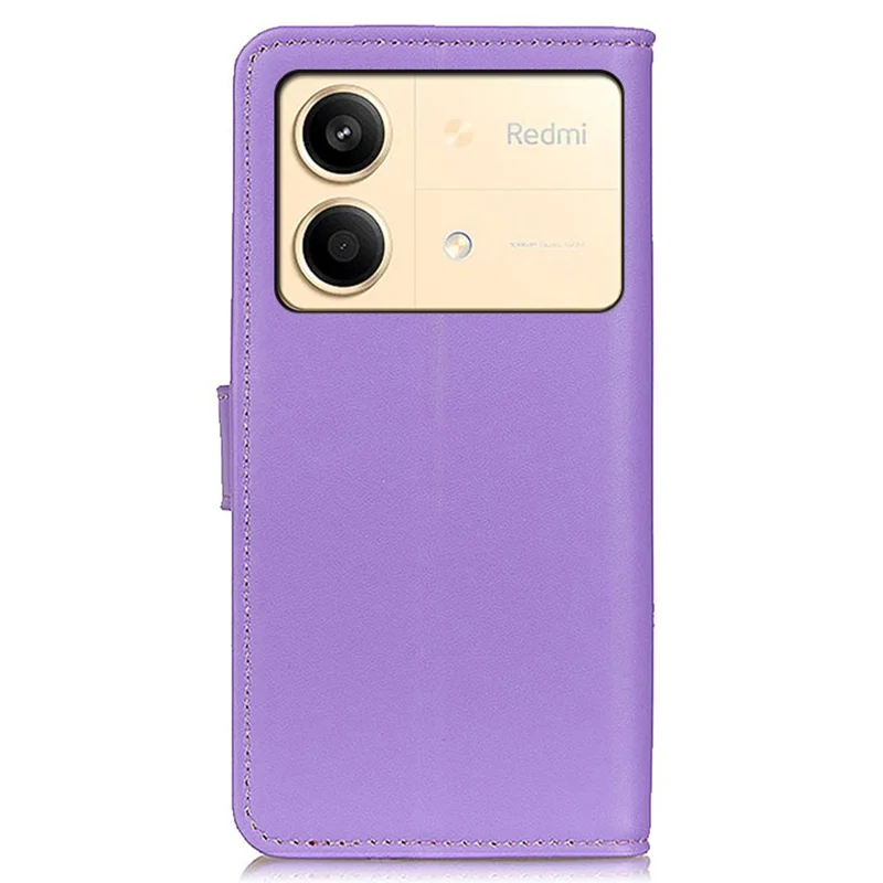 For Xiaomi Redmi Note 13R Pro 5G Leather Wallet Case Protective Phone Cover - Purple