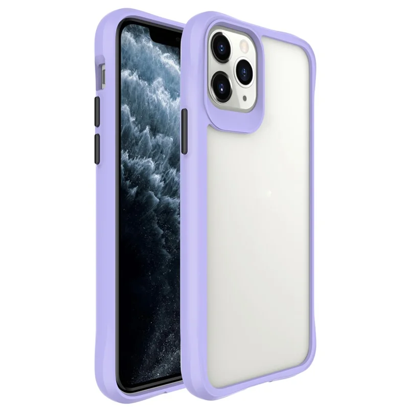Combat X Mode Series for iPhone 11 Pro TPU+PC Cover Four Corner Scratch-resistant Smart Phone Case - Purple