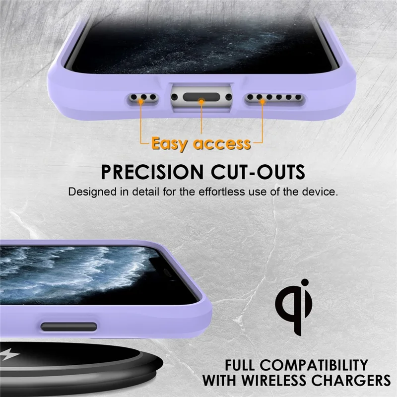 Combat X Mode Series for iPhone 11 Pro TPU+PC Cover Four Corner Scratch-resistant Smart Phone Case - Purple