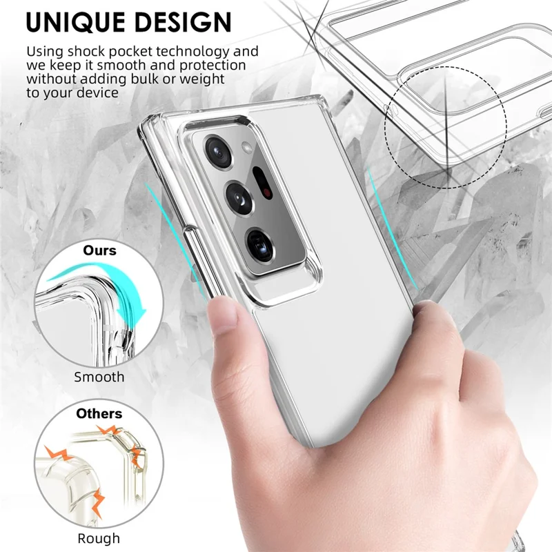 For Samsung Galaxy Note20 Ultra / Note20 Ultra 5G Case Drop Protection PC + TPU Cell Phone Cover