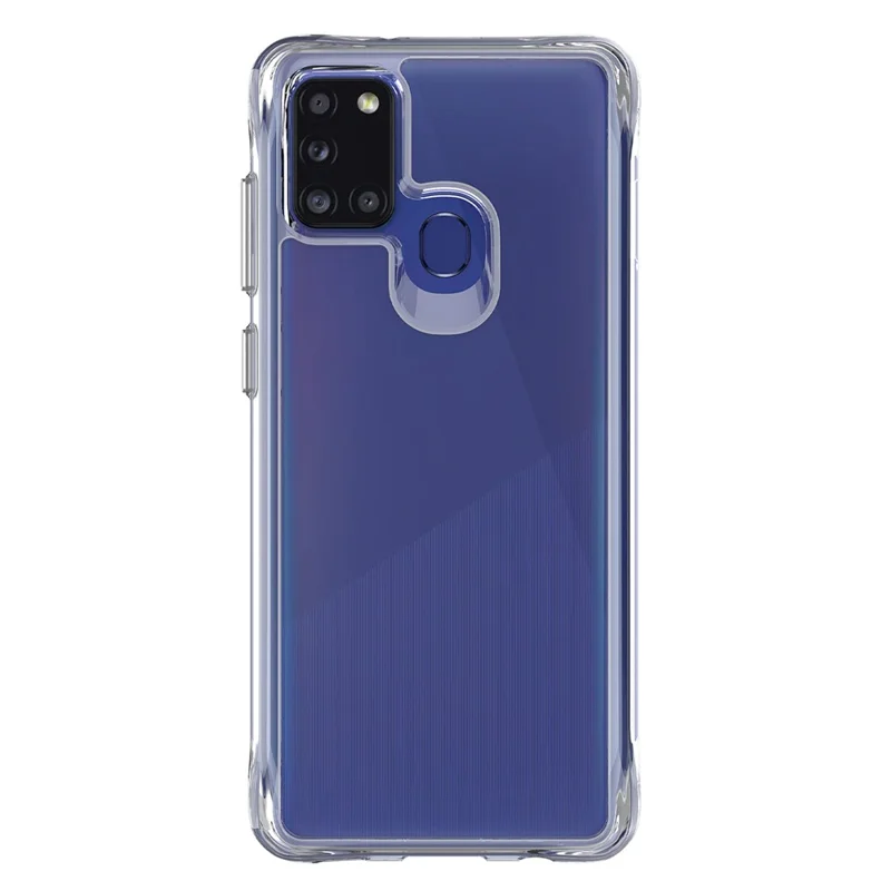 For Samsung Galaxy A21s Cell Phone Cover Anti-Scratch PC + TPU HD Transparent Phone Case