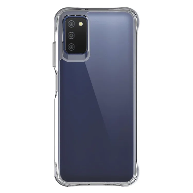 For Samsung Galaxy A03s (164.2 x 75.9 x 9.1mm) Dustproof PC + TPU Cover HD Transparent Phone Case