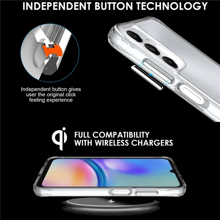 For Samsung Galaxy A05s 4G Lightweight PC + TPU Case Super Clear Phone Cover