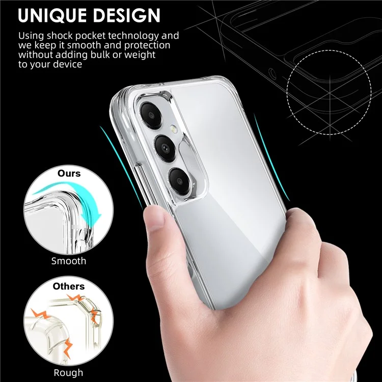 For Samsung Galaxy A05s 4G Lightweight PC + TPU Case Super Clear Phone Cover