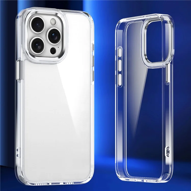 For iPhone 12 / 12 Pro 6.1 inch Case Clear TPU+PC Anti-drop Cell Phone Cover - Transparent