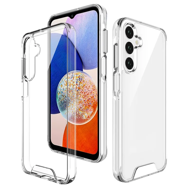 Für Samsung Galaxy A25 5G (Global) (161,0 x 76,5 x 8,3 mm) Militärgrad Anti-Drop TPU + PC Transparent Handyhülle