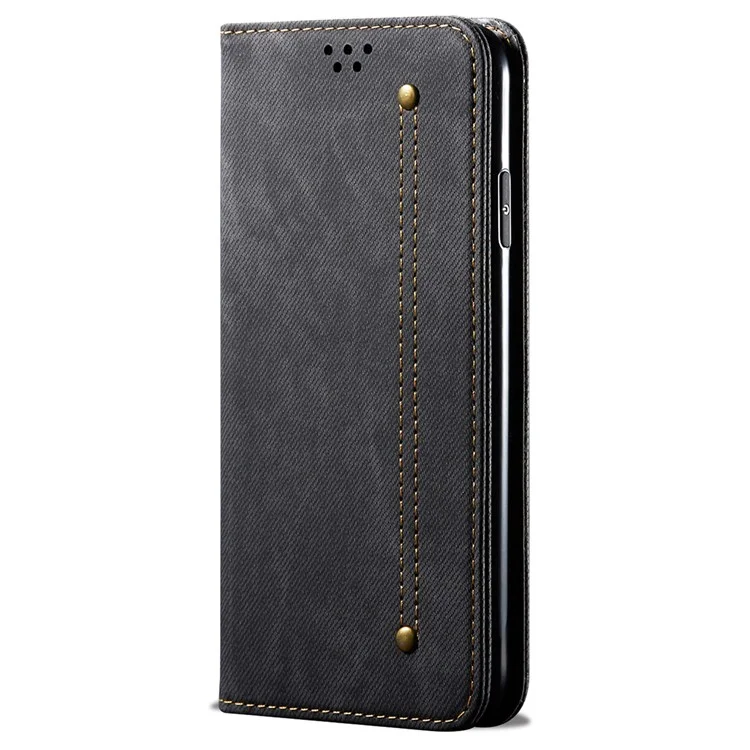 For Honor 90 GT 5G Brieftasche Hülle PU Leder Telefonhülle Ständer Ansicht Magnetisch Schützen - Schwarz