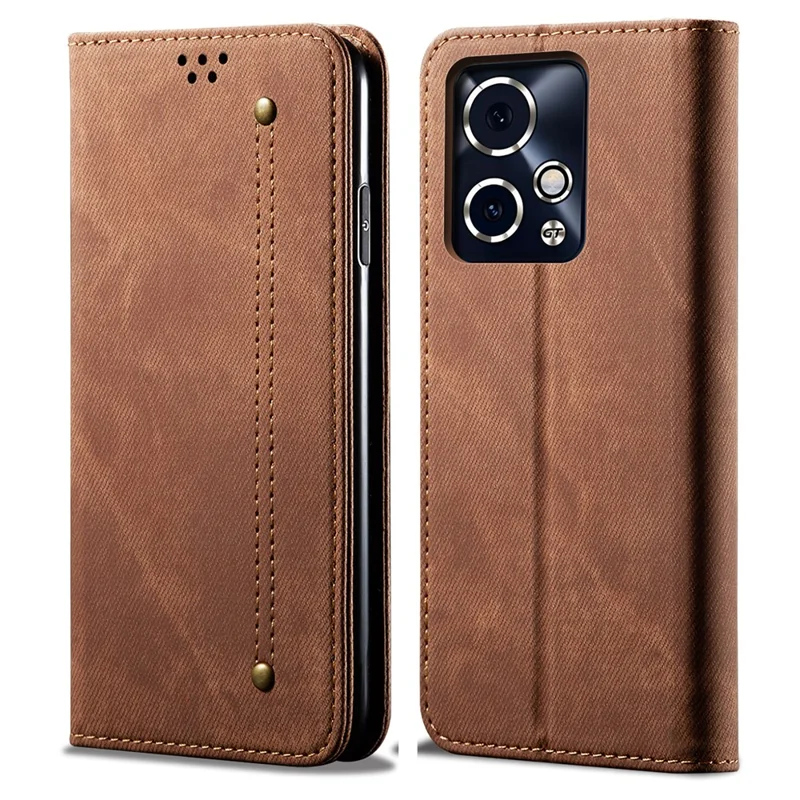 For Honor 90 GT 5G Wallet Case PU Leather Phone Cover Stand View Magnetic Protect - Coffee