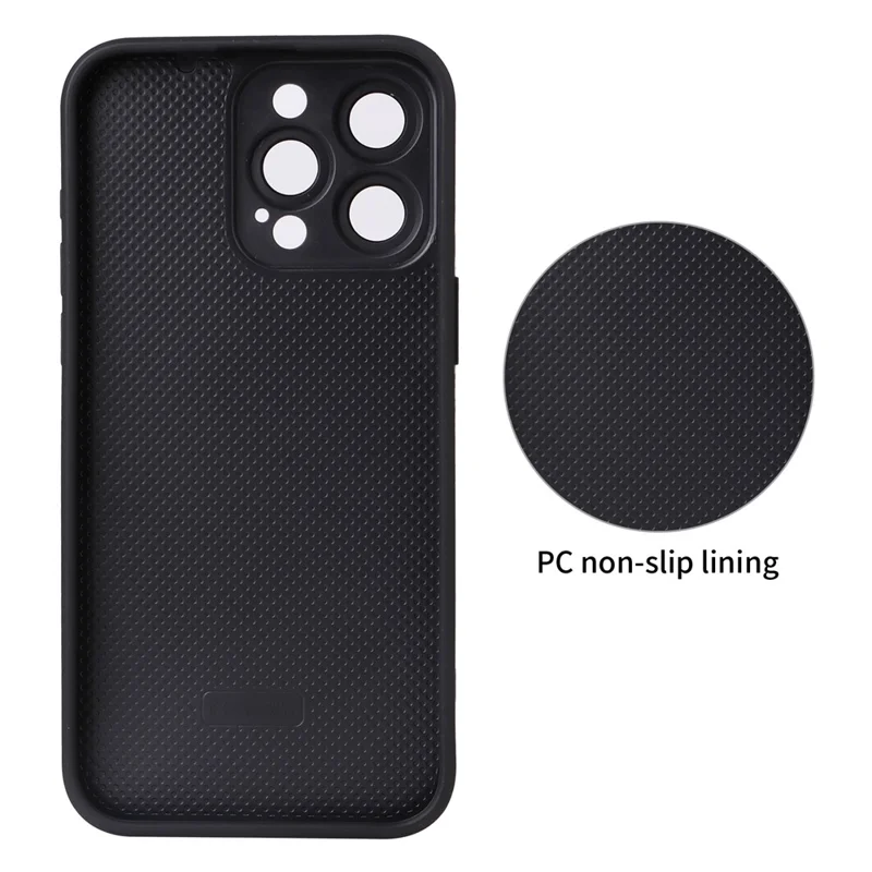 For iPhone 15 Pro Case with Magnetic Detachable Card Holder Carbon Fiber Texture Phone Cover