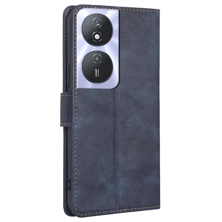 Per Honor Play 50 Plus 5G / Play 8T 5G / X7b 4G / 90 Smart Custodia in pelle con portafoglio RFID Blocking con chiusura magnetica - Blu