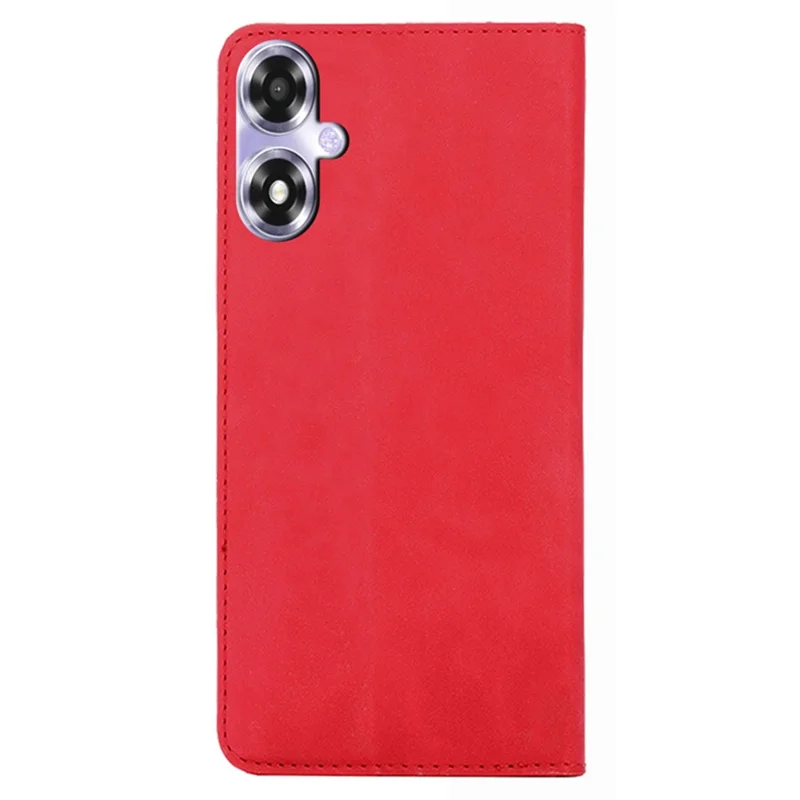 For Oppo A2x 5G / A2m 5G Card Slots Phone Case PU Leather Stand Mobile Phone Cover - Red
