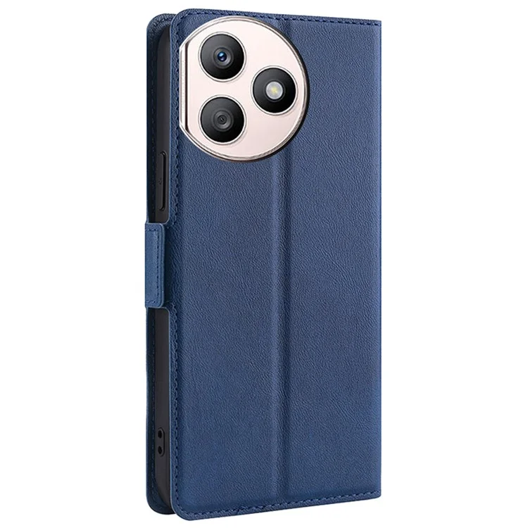Funda para teléfono For Honor X50i+ 5G de cuero PU magnético con tapa y ranuras para tarjetas - Azul