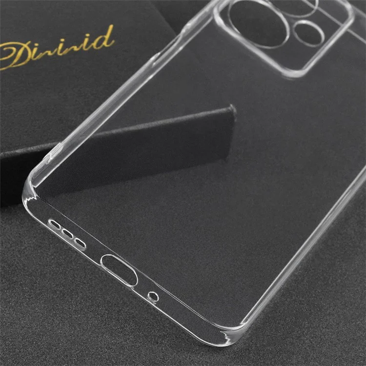 Para Xiaomi Redmi 13C 5G / Poco M6 5G Funda de Teléfono Funda Blanda de TPU Recorte Preciso de Lente - Transparente