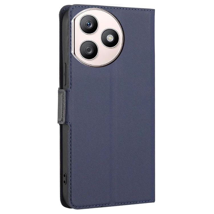 For Honor X50i+ 5G Super Thin PU Leather Cover Stand View Shockproof Cell Phone Case - Azul