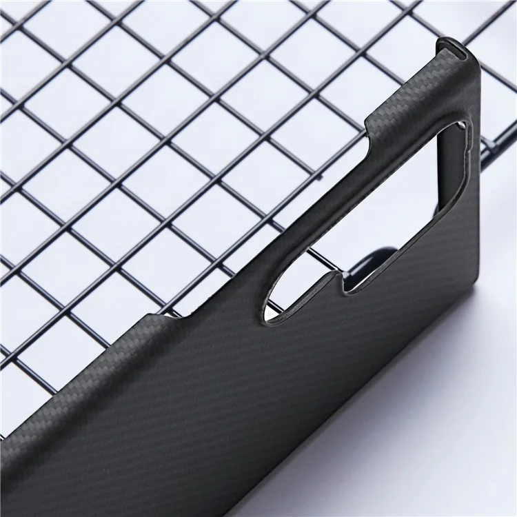 Funda para Samsung Galaxy S24 Ultra, de fibra de aramida con textura fina 600D, cubierta de teléfono delgada, color negro