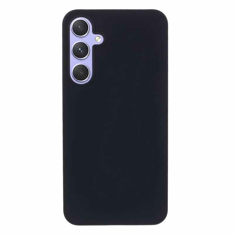 For Samsung Galaxy A55 5G Cell Phone Case Anti-scratch Hard PC Rubberized Cover - Black