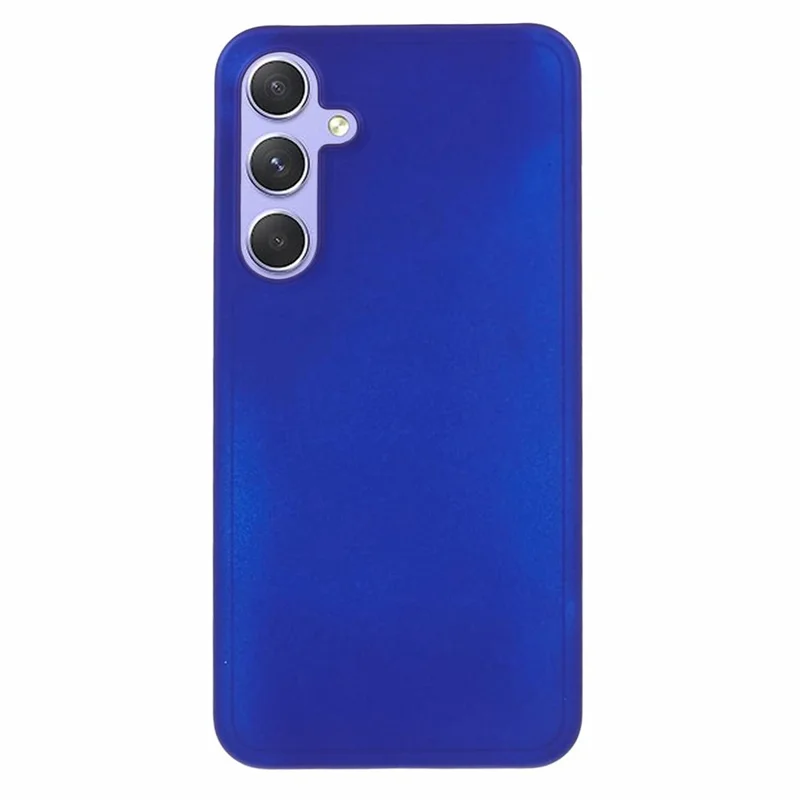 For Samsung Galaxy A55 5G Cell Phone Case Anti-scratch Hard PC Rubberized Cover - Blue