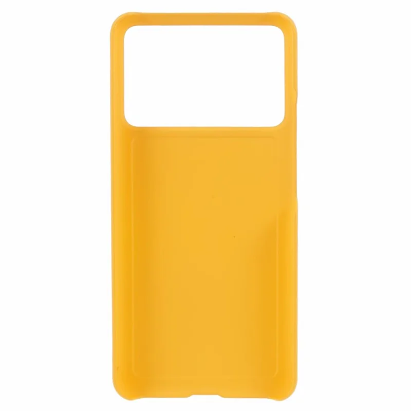 For Xiaomi Poco F6 Pro 5G / Redmi K70 5G / K70 Pro 5G Hard PC Phone Case Hard Rubberized Phone Cover - Yellow