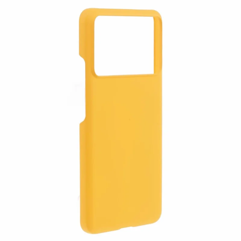 For Xiaomi Poco F6 Pro 5G / Redmi K70 5G / K70 Pro 5G Hard PC Phone Case Hard Rubberized Phone Cover - Yellow