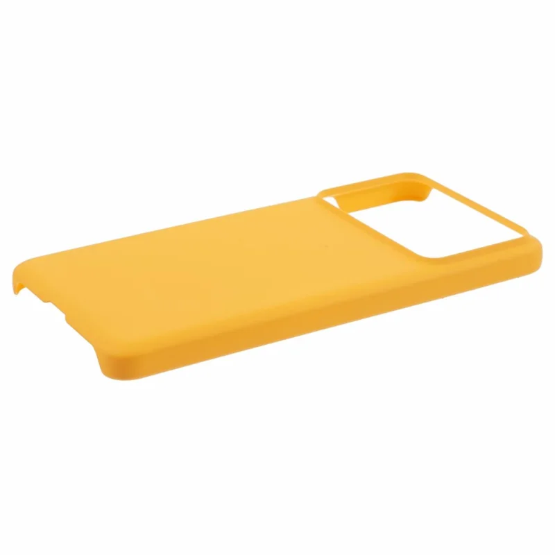 For Xiaomi Poco F6 Pro 5G / Redmi K70 5G / K70 Pro 5G Hard PC Phone Case Hard Rubberized Phone Cover - Yellow