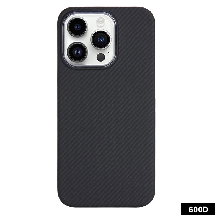 For iPhone 14 Pro Case Compatible with MagSafe 600D Fine Texture Aramid Fiber Phone Case