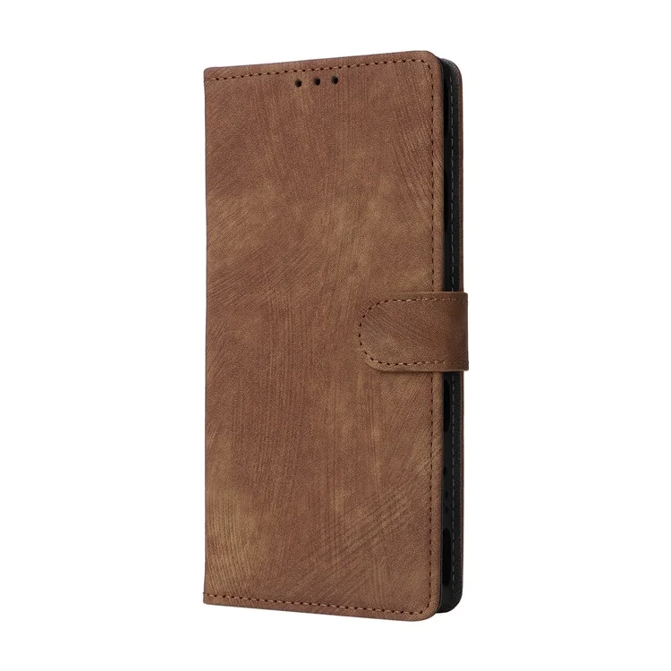 For ZTE nubia Red Magic 9 Pro 5G  /  9 Pro+ 5G Case Leather RFID Blocking Phone Cover - Brown