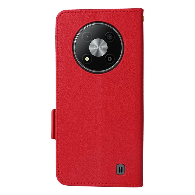 For ZTE Blade A73 Pro 5G / A73 5G / Optus X Pro 5G Flip Wallet Leather Case with Card Slot Phone Cover - Red