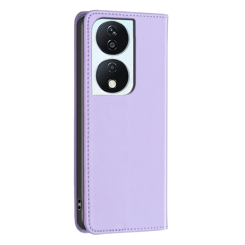 BINFEN COLOR BF18 For Honor X7b 4G / 90 Smart Card Slots Leather Case Magnetic Auto Closing - Purple