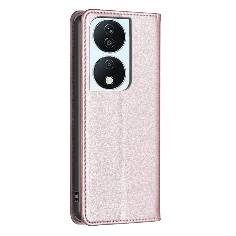 BINFEN COLOR BF18 Honor X7b 4G / 90 Steckplätze für Smartcards Lederhülle Magnetverschluss - Roségold 