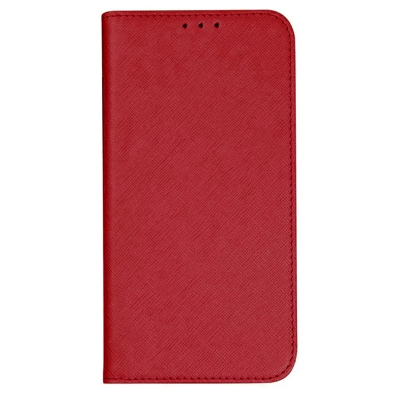 For Xiaomi Redmi 13C 4G / Poco C65 4G Cell Phone Case Magnetic Flip Stand Wallet Shockproof Cover - Red